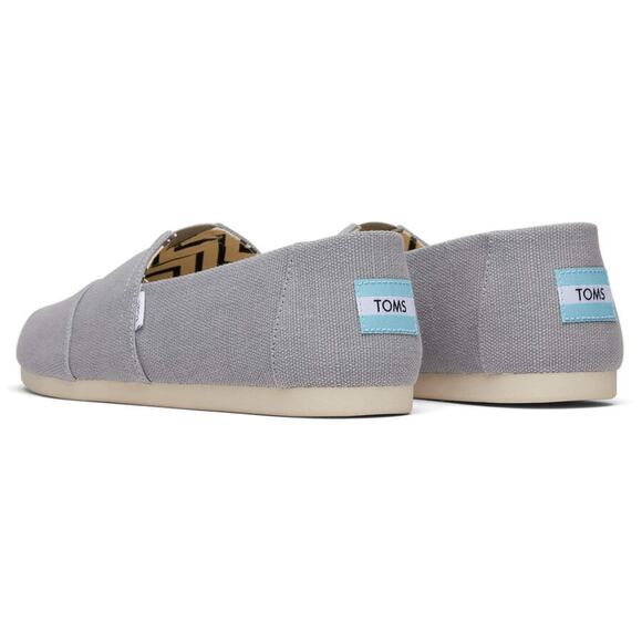 TOMS Alpargata Grey Heritage Canvas - Size 6 - Eco-Friendly Everyday Style Shoes - Picture 3 of 7